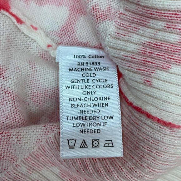 Denim & Co Floral Short Sleeve Pink Cardigan Size XS - Picture 5 of 6